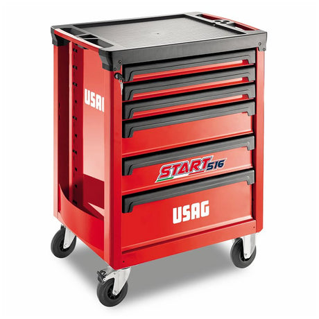 Carrello START Usag 516 ST6MA con Assortimento Autoriparazione 155 pz