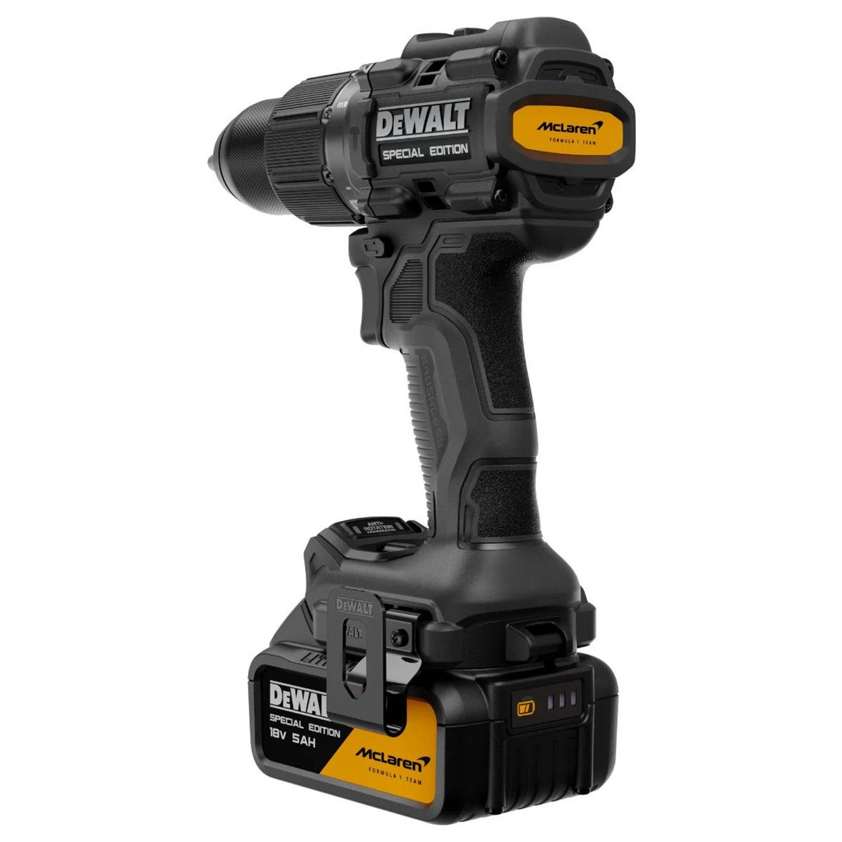 DCD86MP2KT-QW - Mașină de găurit cu impact DeWalt DCD86MP2KT-QW McLaren Ediție Specială 18V 5Ah - Imaginea 7