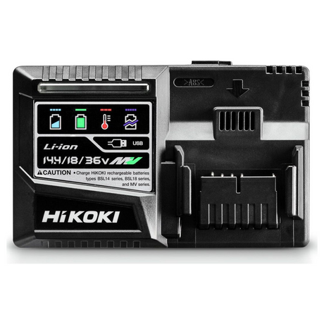 UC18YSL3WKZ - Încărcător rapid HiKOKI UC18YSL3WKZ 18V 8A cu 2 baterii BSL1850MA - Imaginea 2