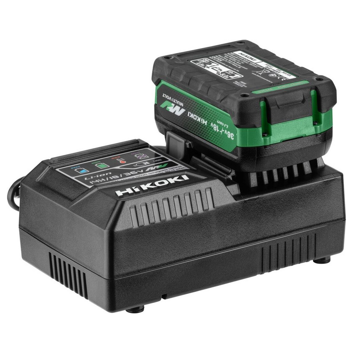 UC18YSL3WKZ - Încărcător rapid HiKOKI UC18YSL3WKZ 18V 8A cu 2 baterii BSL1850MA - Imaginea 3