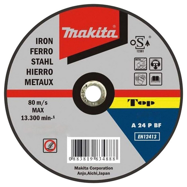 P-52984 - Disc de șlefuit Makita P-52984 125x6.4mm A24P - Imaginea 2