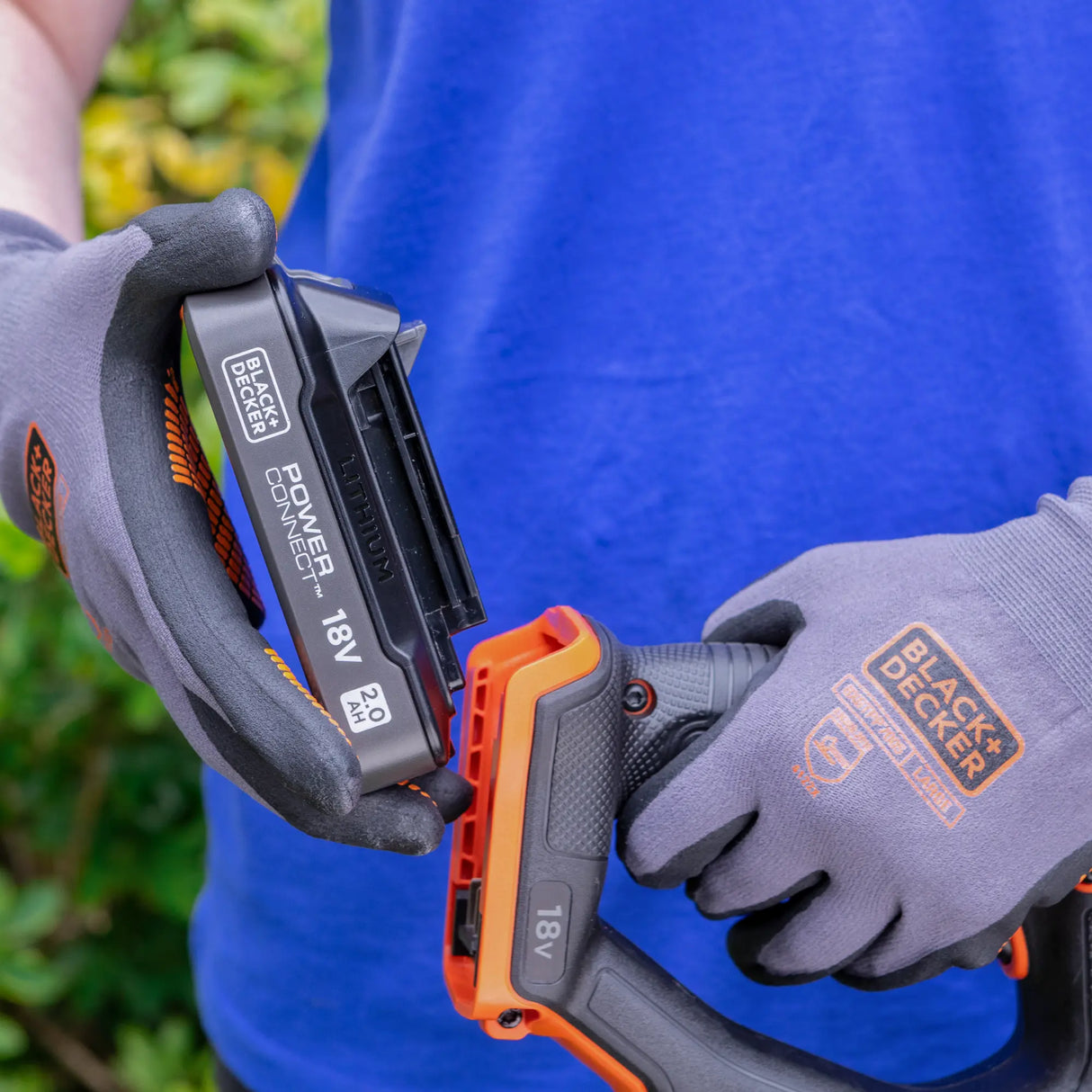 Tagliabordi Black+Decker BCSTR918D1-QW 18V 2Ah