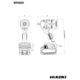 Avvitatore ad Impulsi HiKOKI WR36DHW2Z 36V