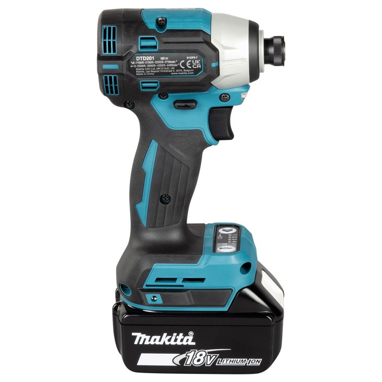 DTD201RTJ - Cheie de impact Makita DTD201RTJ 18V 5Ah - Imaginea 6