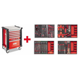 U05190628 - Carrello USAG RACING 519 RS6/3MM con Assortimento Manutenzione 156 pz