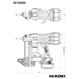 NC1840DAW3Z - HiKOKI NC1840DAW3Z Pistol de cuie pentru beton de 18 V - Imaginea 14