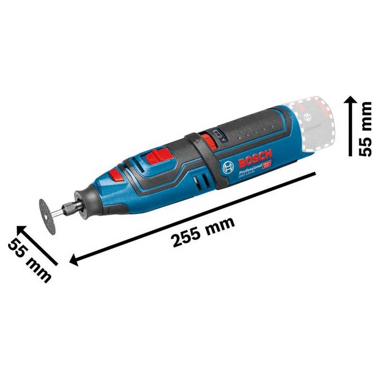 06019C5002 - Sculă rotativă Bosch GRO 12V-35 PRO 12V - Imaginea 17