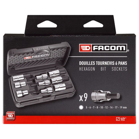 STM.J9APB - Set chei tubulare hexagonale FACOM STM.J9APB 1/2" 9 piese - Imaginea 2