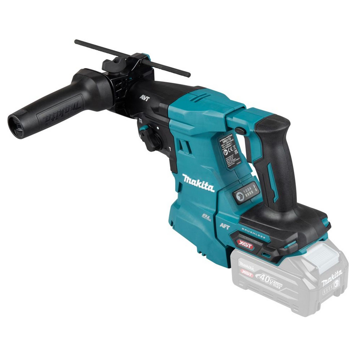 HR011GZ01 - Ciocan perforator Makita HR011GZ01 40V - Imaginea 3