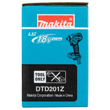 DTD201Z - Cheie de impact Makita DTD201Z 18V - Imaginea 19