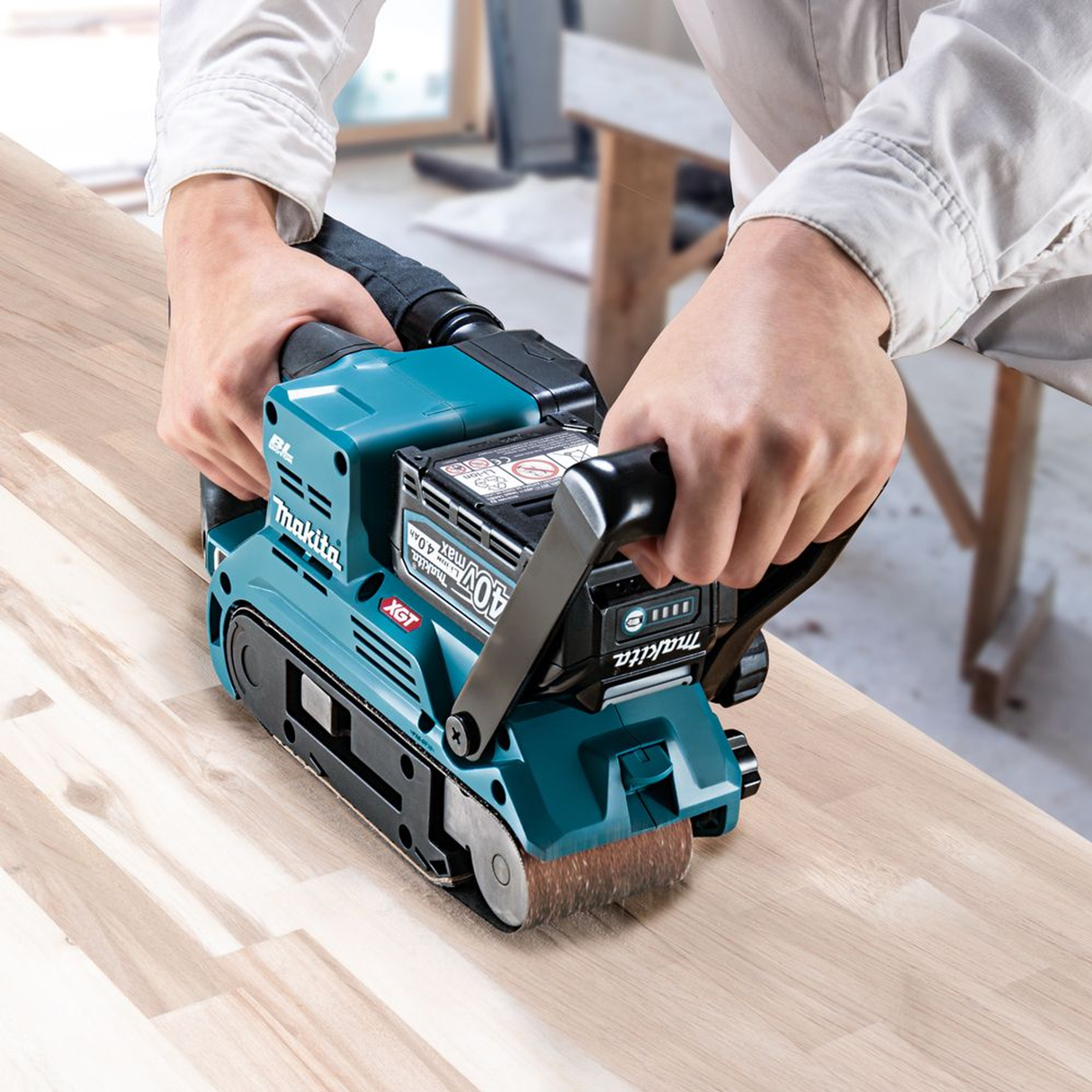 BS001GZ01 - Șlefuitor cu bandă Makita BS001GZ01 40V - Imaginea 24
