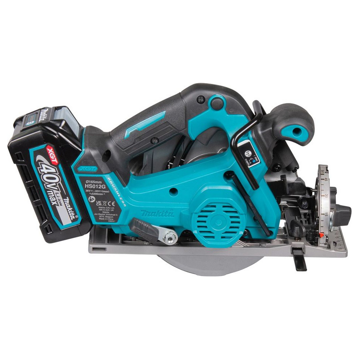 HS012GD201 - Fierăstrău circular Makita HS012GD201 40V - Imaginea 6