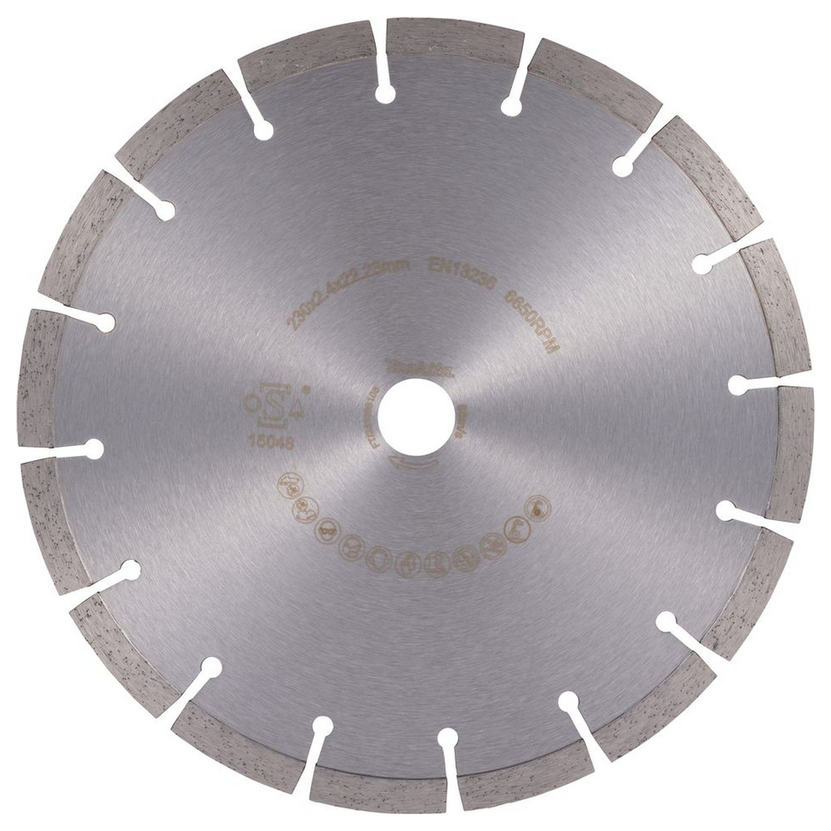 D-80117 - Disc diamantat segmentat Makita D-80117 230mm Multi-material - Imaginea 3