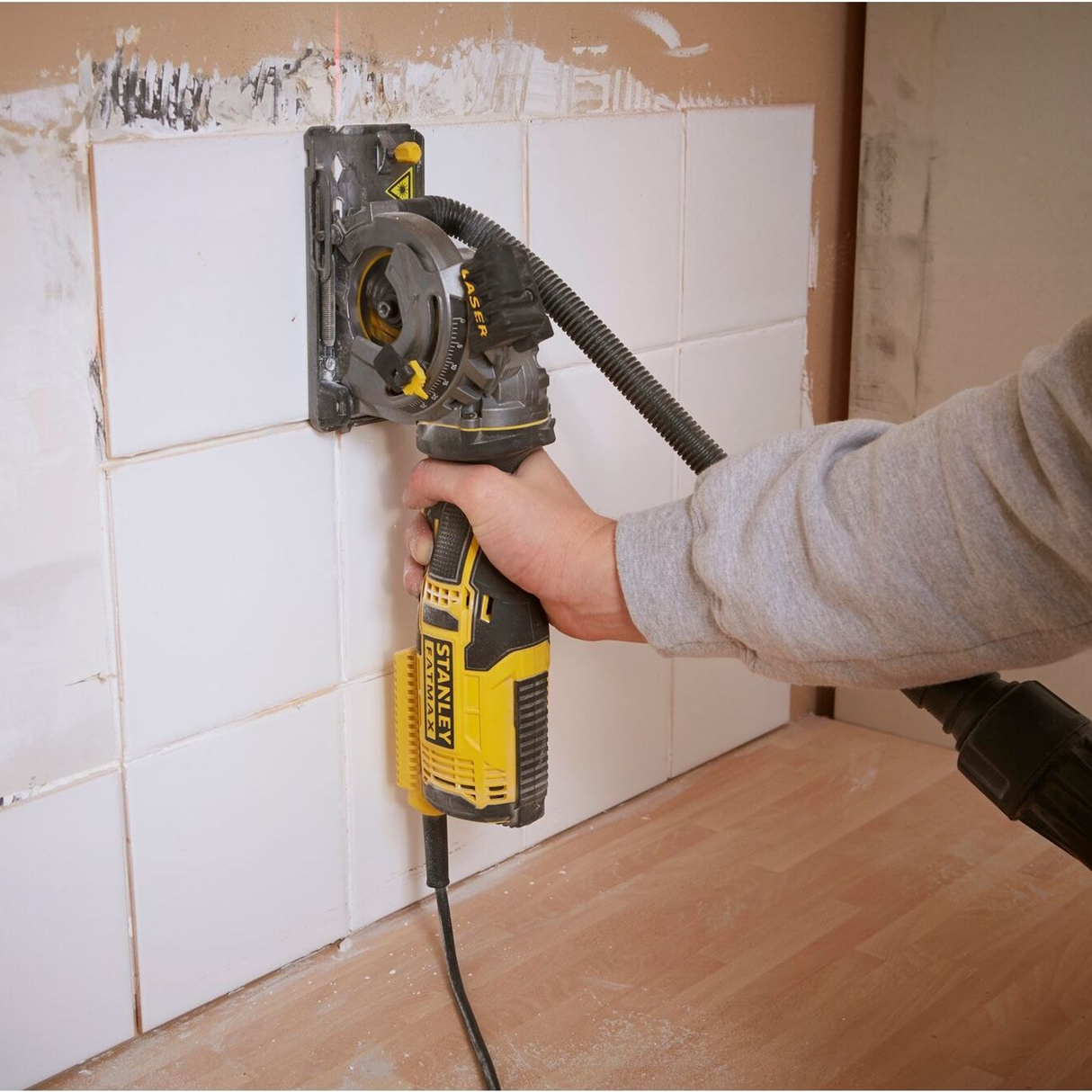 FME380K-QS - Mini ferăstrău circular Stanley FatMax FME380K 650W - Imaginea 12