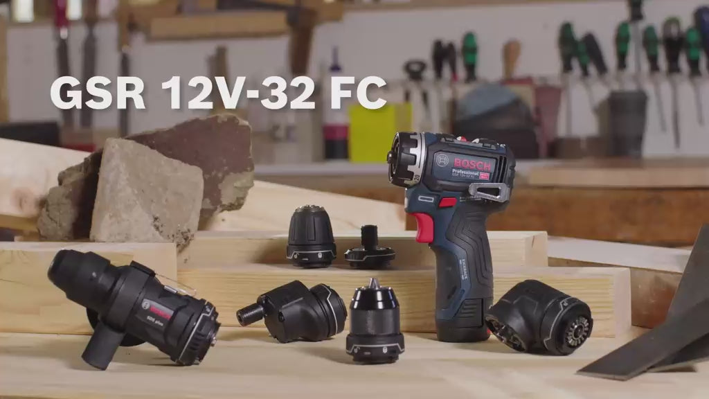 Mașină de găurit Bosch GSR 12V-32 FC PRO 12V 2Ah