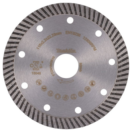 D-80151 - Disc diamantat Makita D-80151 Marmură Granit 115mm - Imaginea 3