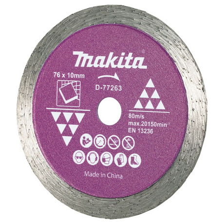 D-77263 - Disco Diamantato Makita D-77263 per Piastrelle 76mm - Immagine 3