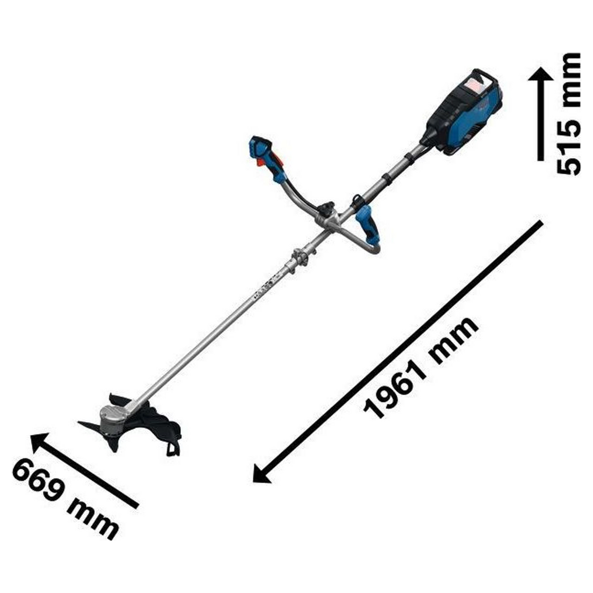 06008D1200 - Mașină de tuns iarba Bosch Profesional GFR18V-25BH 18V - Imaginea 18