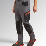 702.183064-75070- - Pantaloni de lucru Diadora Pantaloni Utility Stretch Performance 2.0 Gri Oțel - Imagine 2