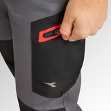 702.183064-75070- - Pantaloni de lucru Diadora Pantaloni Utility Stretch Performance 2.0 Gri Oțel - Imagine 4