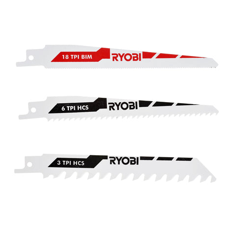 Set Lame Ryobi RAK3RBWM 3 pcs