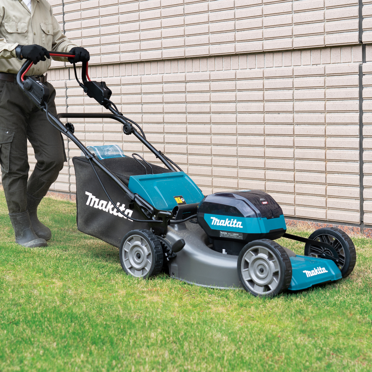 LM001GT201 - Mașină de tuns iarba cu baterie Makita LM001GT201 XGT 40V 480mm Autopropulsat - Imaginea 25