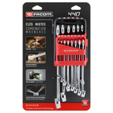 440.JP14PB - Set de chei combinate Facom 440 Performance cu 14 piese - Imaginea 4