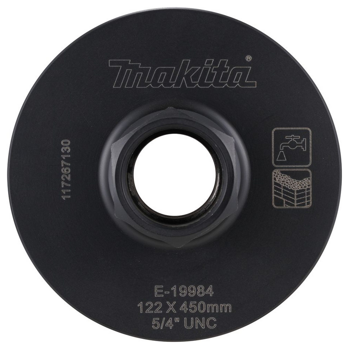 E-19984 - Coroana de diamant Makita E-19984 122x450mm Umed 1-1/4"UNC - Imaginea 5