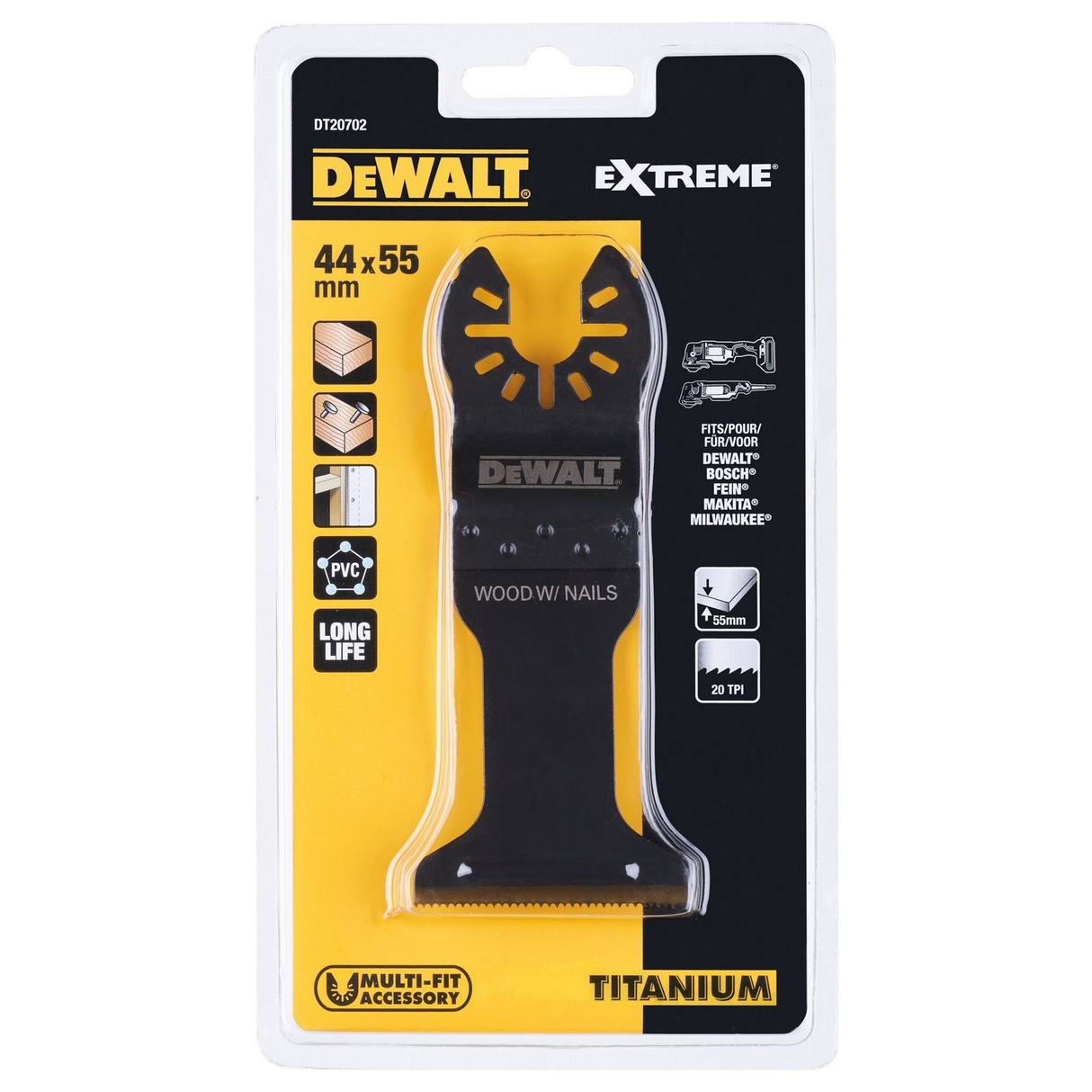 DT20702-QZ - Lamă Dewalt DT20702-QZ pentru unealtă multifuncțională - Imaginea 10