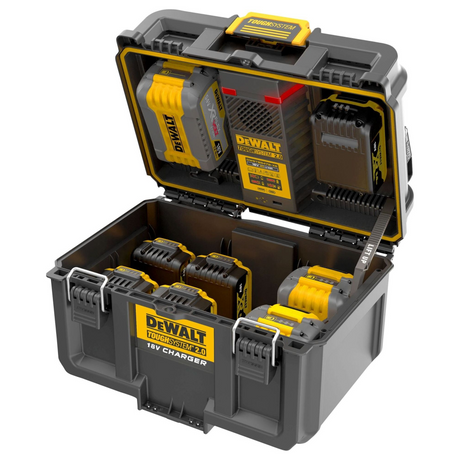 DWST83471-QW - Încărcător dual pentru baterii Dewalt DWST83471-QW Sistem rezistent 2.0