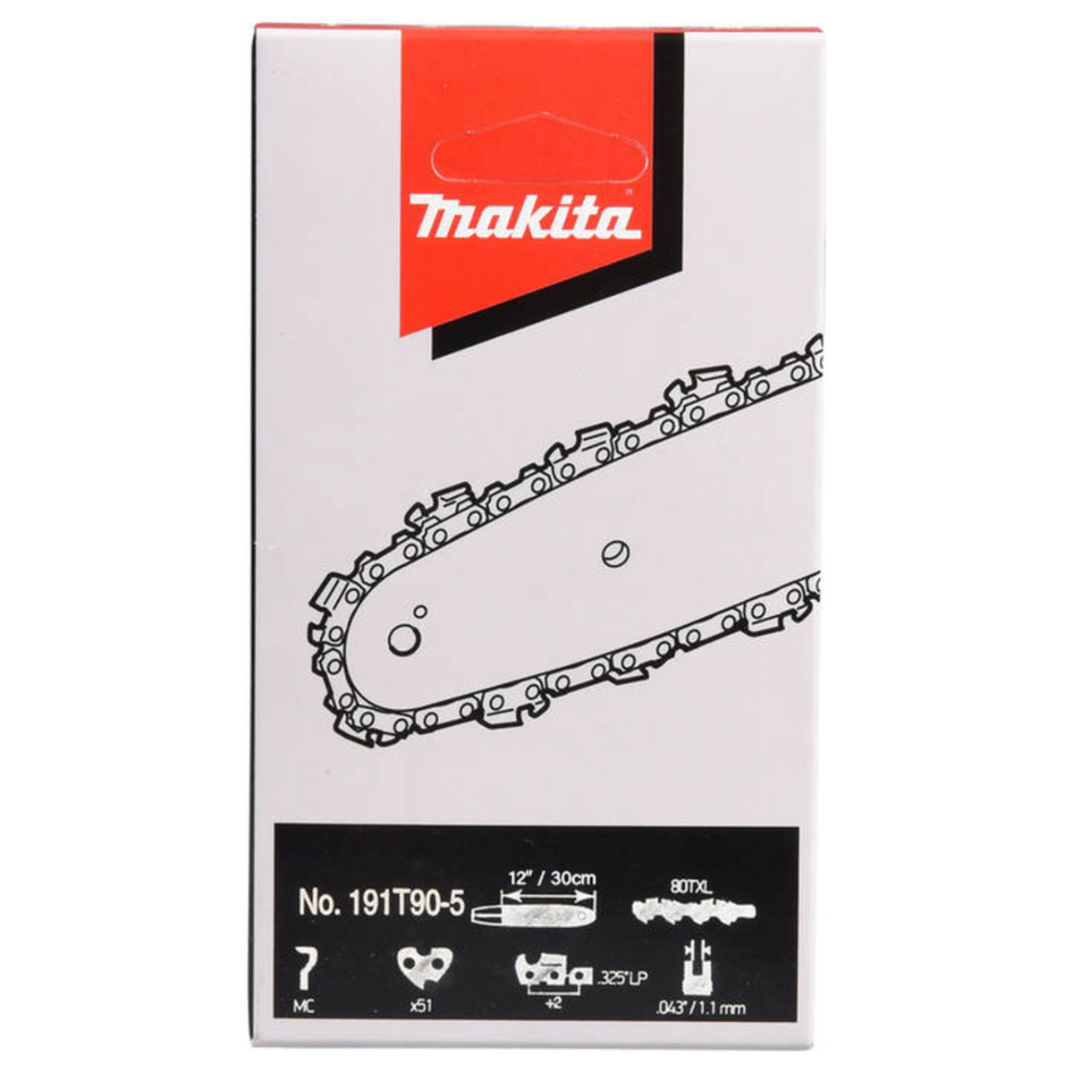 191T90-5 - Lanț Makita 191T90-5 80TXL 30cm 1.1mm .325" 51 de zale - Imaginea 3
