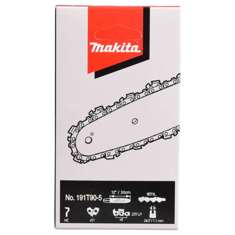 191T90-5 - Catena Makita 191T90-5 80TXL 30cm 1,1mm .325" 51 Maglie - Immagine 3