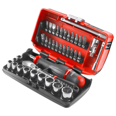 RL.NANO1PB - Set chei tubulare Facom RL.NANO1PB 1/4" 38 piese - Imaginea 2