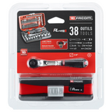 Set Chiavi a Bussola Facom RL.NANO1PB 1/4" 38 Pezzi