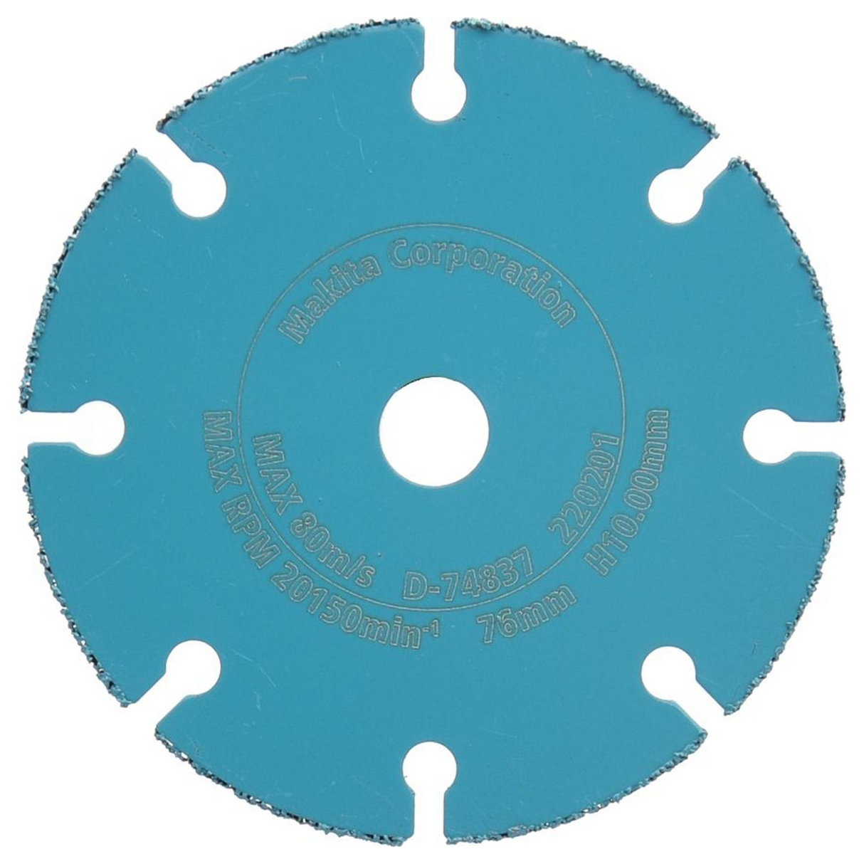 D-74837 - Disc de tăiere din carbură de tungsten Makita D-74837 76x10mm - Imaginea 3