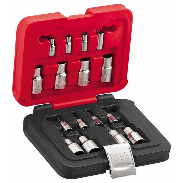 U06010029 - Set chei tubulare TORX USAG 601 1/4-1/2 JTXS16 16 bucăți