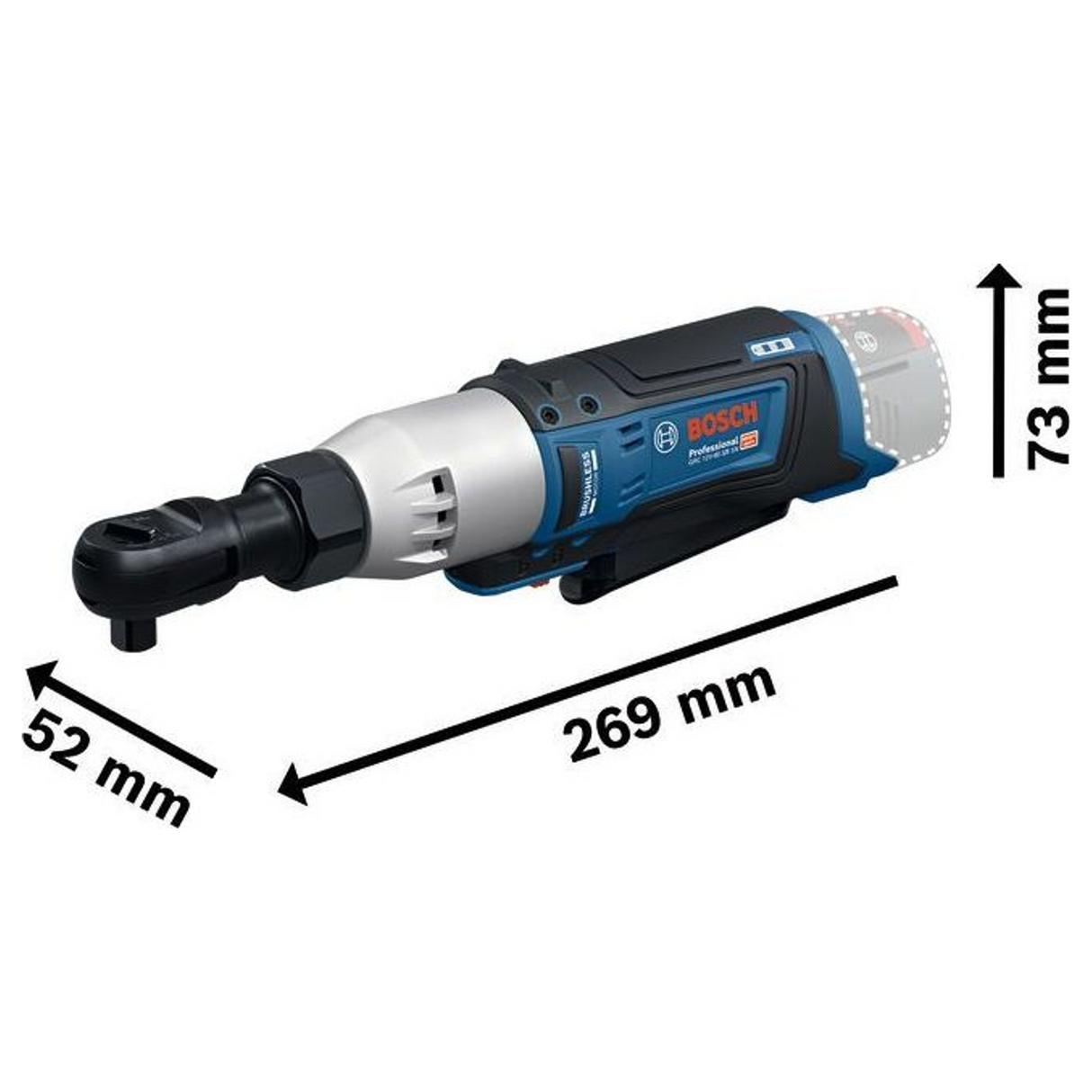 06019N8301 - Chiave a cricchetto Bosch GRC 12V-60 3/8 SN PRO 12V - Immagine 15