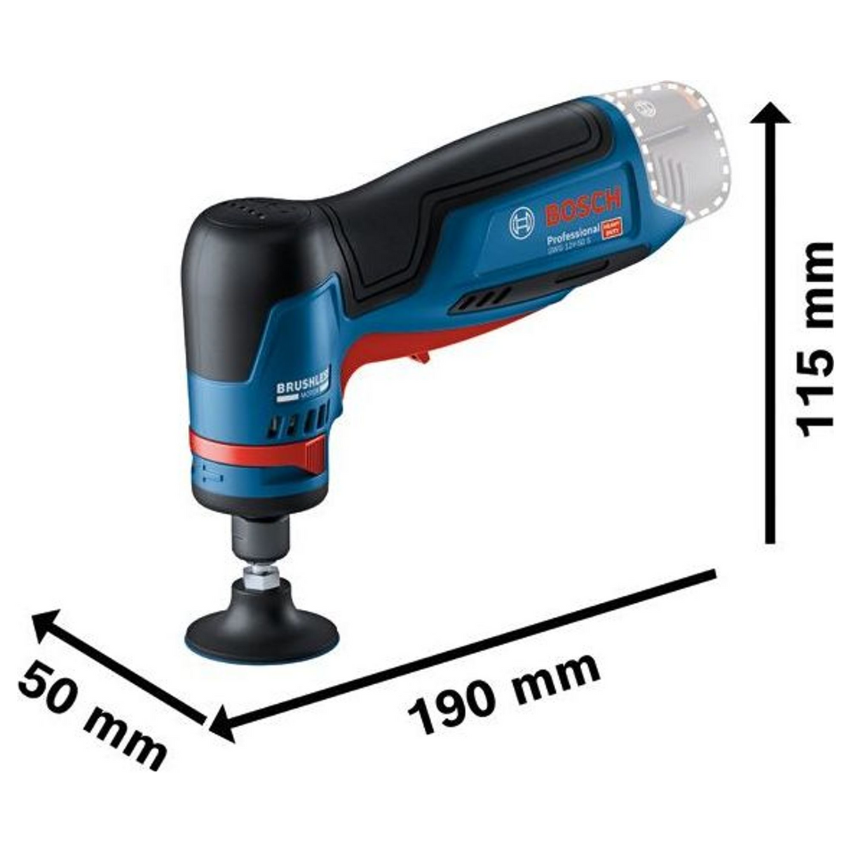 06013A7000 - Sculă rotativă Bosch GWG 12V-50 S PRO 12V - Imaginea 20