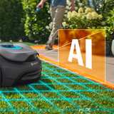 19941-26 - Mașină de tuns iarba robotizată GARDENA inteligent SILENO Sense 400 m² - Imagine 2