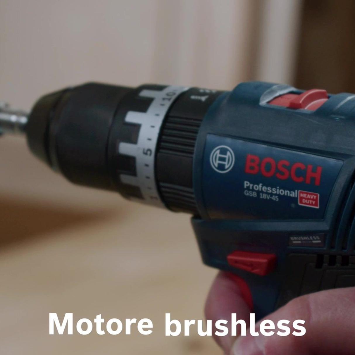 Trapano Avvitatore Bosch GSB 18V-45 PRO 18V 2Ah